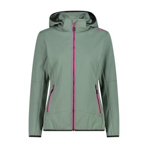 Vandtæt jakke med lynlås og hætte til kvinder CMP image-0