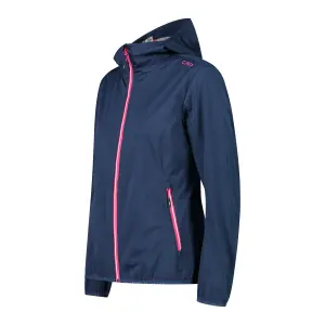Waterproof jacket with zipped hood for women CMP image-1