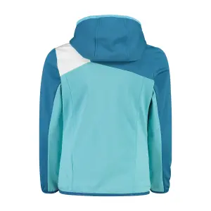 Casaco de lã com capuz para rapariga CMP image-1