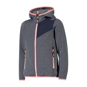 Felpa con cappuccio in maglia jacquard per ragazza CMP image-2