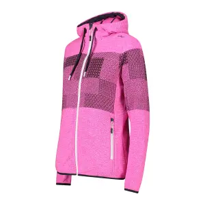 Women's zipped hooded fleece CMP image-2