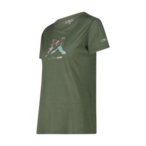 Women's merino wool crew neck T-shirt CMP image-2