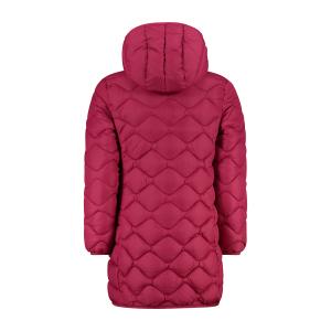 Long hooded puffer jacket for girls CMP image-2