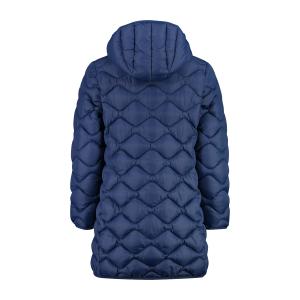 Long hooded puffer jacket for girls CMP image-2