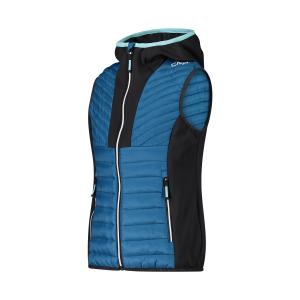 Girls' sleeveless hooded down jacket CMP image-2