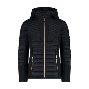Hybrid hooded puffer jacket for girls CMP