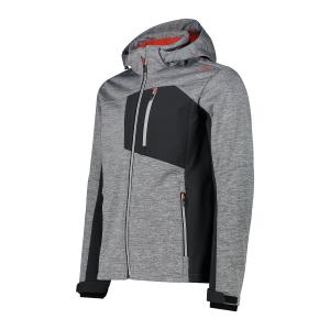 Jacquard softshell hoodie jacket CMP image-2