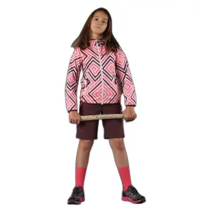 Girl's hooded hiking jacket CMP image-1
