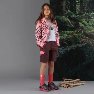 Girl's hooded hiking jacket CMP image-2