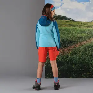Girl's hooded hiking jacket CMP image-3
