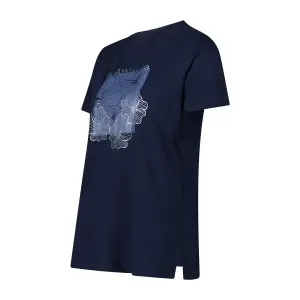 T-Shirt mit Blumenmuster vorne Frau CMP image-1