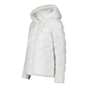 3D effect hooded puffer jacket for women CMP image-2