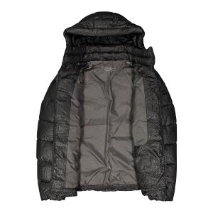 3D effect hooded puffer jacket for women CMP image-1