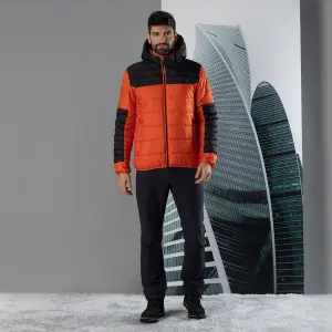 Hooded polyester puffer jacket CMP image-1