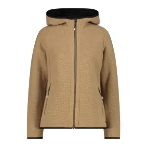 Casaco com capuz wooltech reciclado feminino CMP image-0