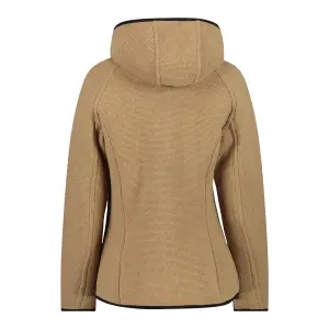 Casaco com capuz wooltech reciclado feminino CMP image-2