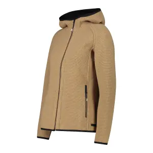 Casaco com capuz wooltech reciclado feminino CMP image-1