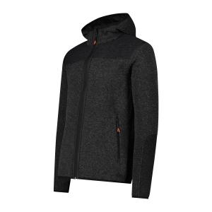 Wooltech zip-up hoodie CMP image-2