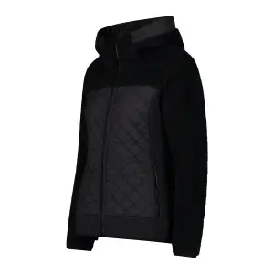 Kurtka z kapturem wooltech damska CMP Teddy Fur effect image-2