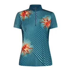 T-Shirt mit halbem Reißverschluss, Damen CMP image-0