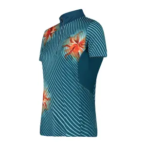 T-Shirt mit halbem Reißverschluss, Damen CMP image-1