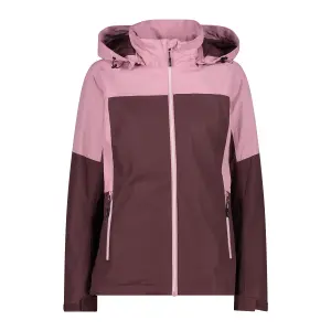 Chaqueta impermeable con capucha y cremallera mujer CMP image-0