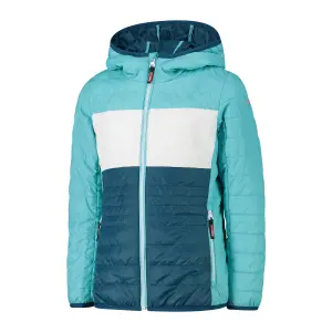 Girls' waterproof hooded jacket CMP image-1