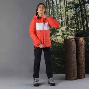 Girls' waterproof hooded jacket CMP image-1