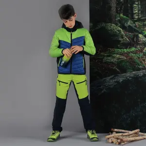 Kids' hybrid hiking jacket CMP image-1
