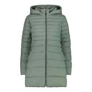 Long hooded puffer coat for women CMP Snaps image-0