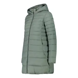 Long hooded puffer coat for women CMP Snaps image-1