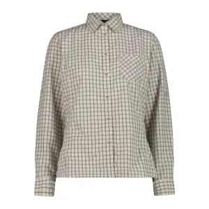 Rutig skjorta med lång ärm dam CMP image-0