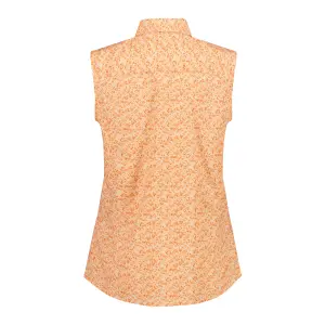 Kobieca bluzka bez rękawów w kwiatowy wzór CMP image-1