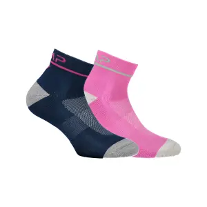 Conjunto de 2 pares de meias de algodão CMP image-0