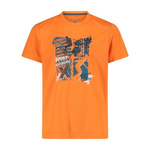 38t6744-c550-t-shirt-van-piquestof-voor-kinderen-cmp-vlam-oranje