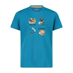 T-Shirt Farbblock Kind CMP image-0
