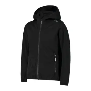 Girls' waterproof hooded jacket CMP image-1