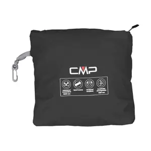 Women's waterproof hooded jacket with snap buttons CMP image-1