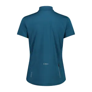 T-shirt med halv lynlås til kvinder CMP image-2