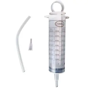 Tubeless Air Chamber Syringe with Valve Connector Cobra