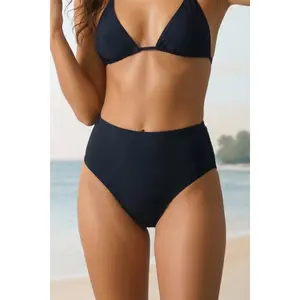High-Waisted Women's Menstrual Bikini Bottom Coconutsplit image-3