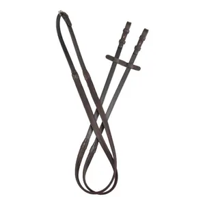 Flache Gummizügel für Pferde Collegiate Comfitec Opulux image-0