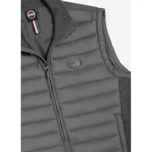 Sleeveless Jacket with Ribbed Knit Panels Colmar 8ZX image-2