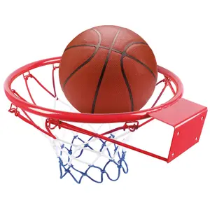 Outdoor games basketball hoop with ball and inflator ColorBaby image-2