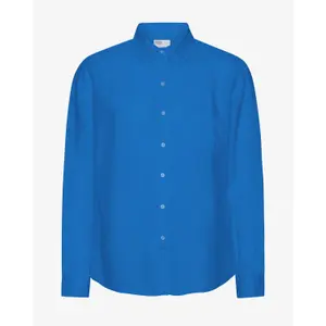 Chemise lin Colorful Standard Pacific Blue image-0