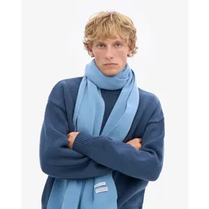 Merino wool scarf Colorful Standard image-3