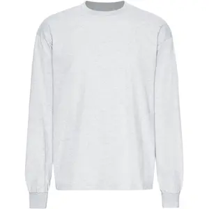 Camiseta oversize de manga larga Colorful Standard Organic Snow Melange image-0