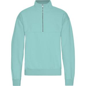 cs1014-tealblue-sweatshirt-med-1-4-dragkedja-colorful-standard-organic-teal-blue-blagron