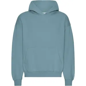 Sudadera oversize con capucha Colorful Standard Organic Stone Blue image-0