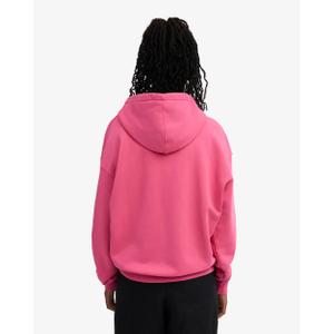 Hooded sweatshirt met rits Colorful Standard Organic Bubblegum Pink image-3